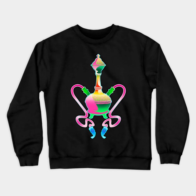 Caterpillar Hookah Crewneck Sweatshirt by CherryGarcia